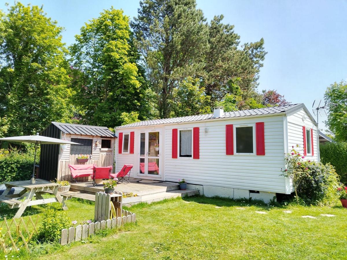 Mobil-Home Coin De Paradis En Cote D'Opale Sur Terrain Prive Et Sa Caravane Hermelinghen Buitenkant foto